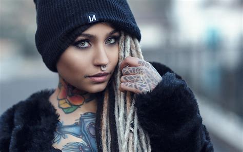 Free Tattoo Girl Desktop Wallpaper Photos